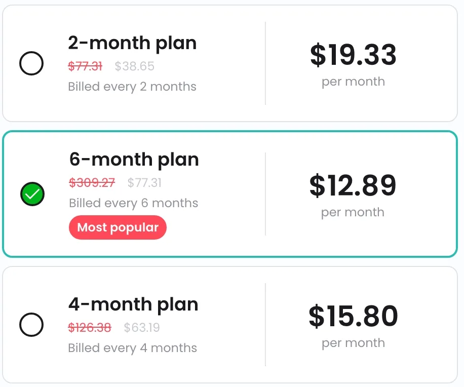 Hypnozio Plans — 2-Month, 4-Month and 6-Month Subscription with 75% Off